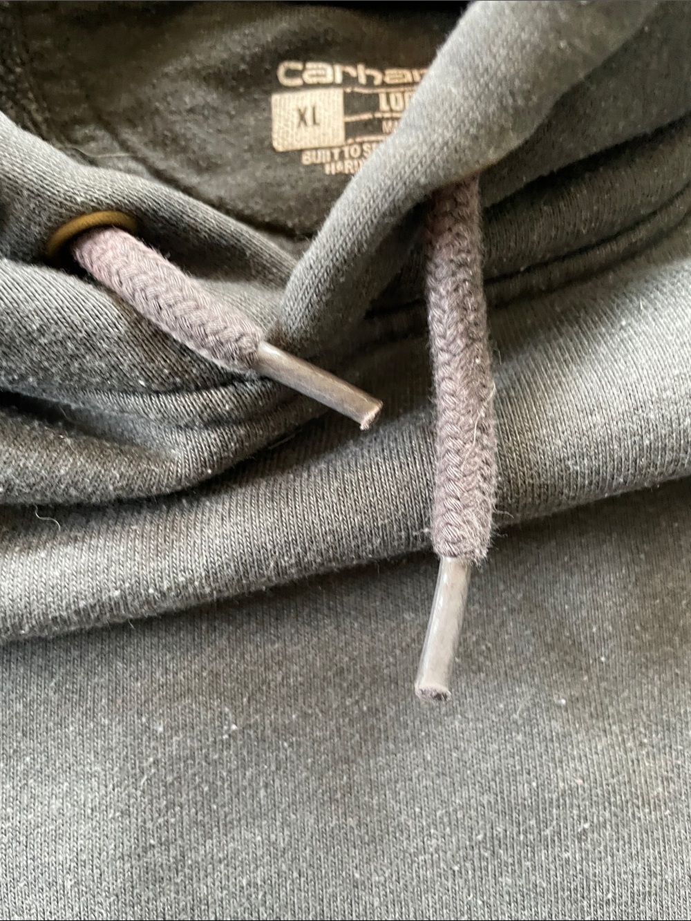 Carhartt Charcoal Gray Heavyweight Hooded Sweatshirt - Picture 5 of 14